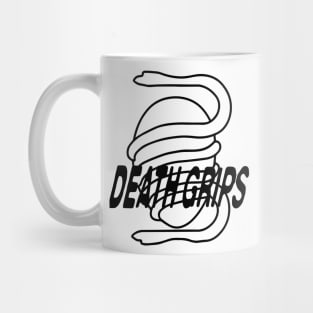 Death Grips Snake Egg Logo Minimalistic with Band Name Mug